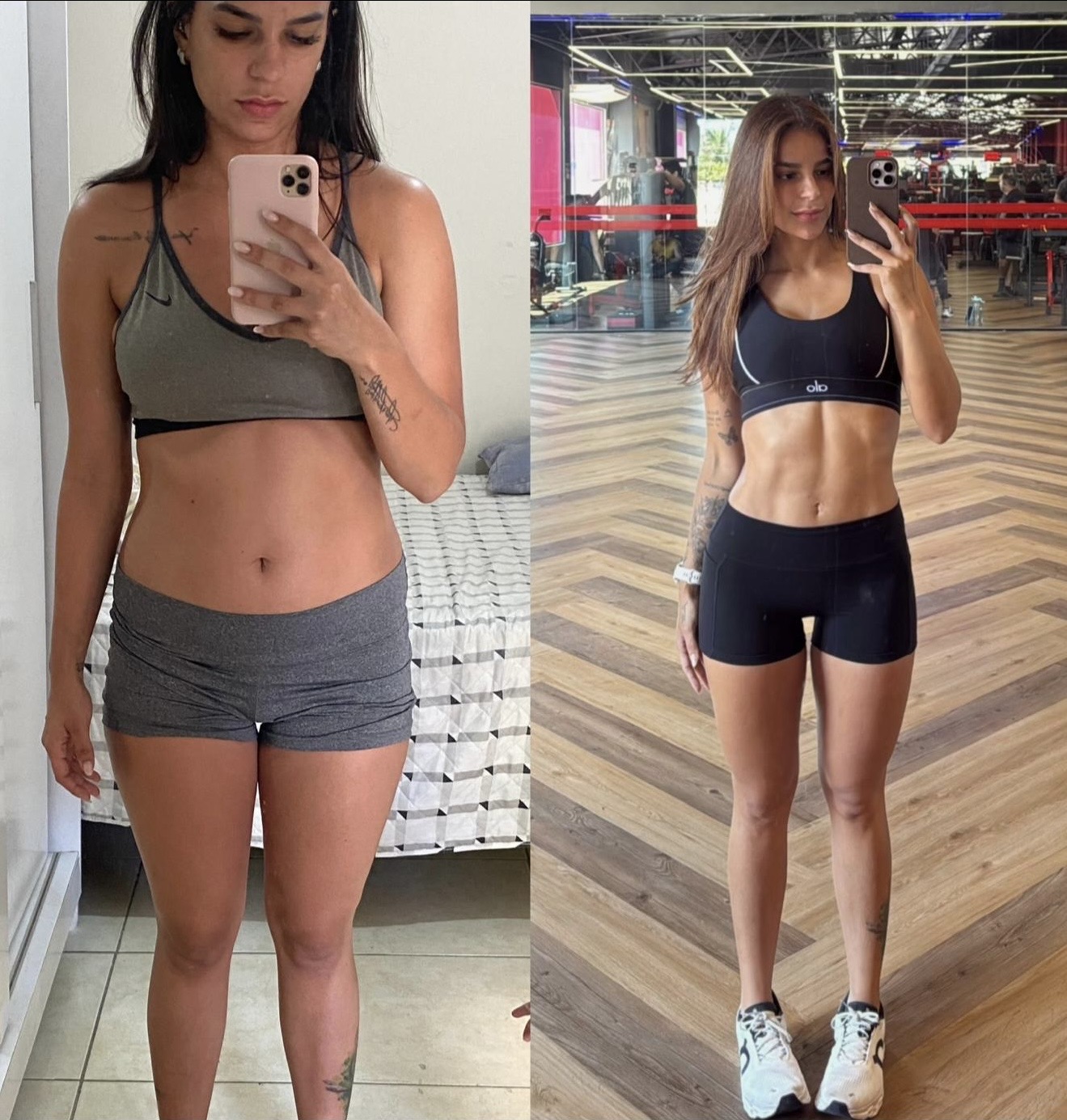 Antes e depois — Karen Libano